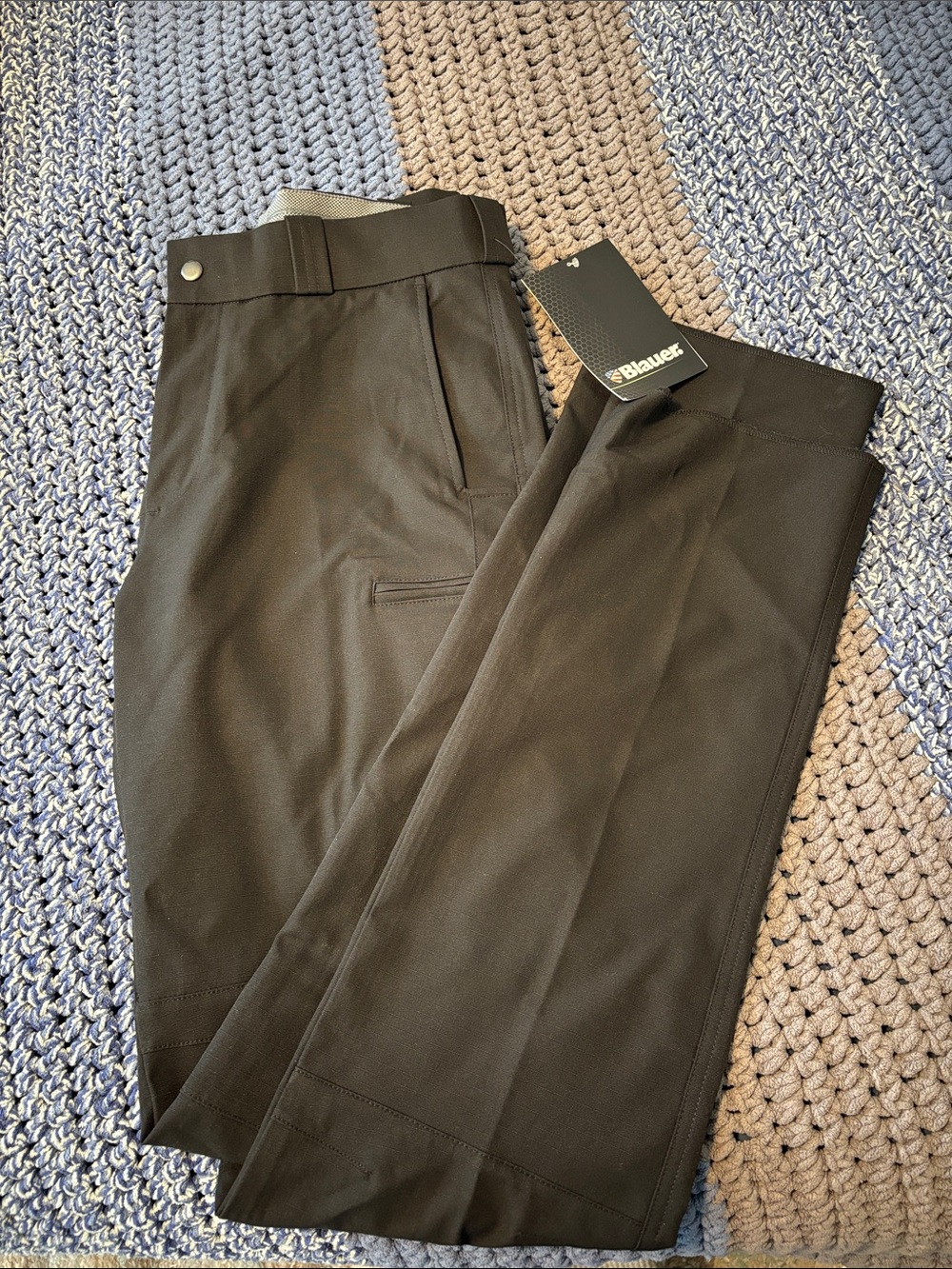 Blauer Men's Black Tactical Stretch Pants